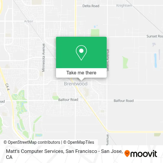 Matt's Computer Services map