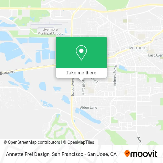Annette Frei Design map