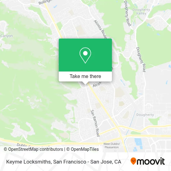 Keyme Locksmiths map