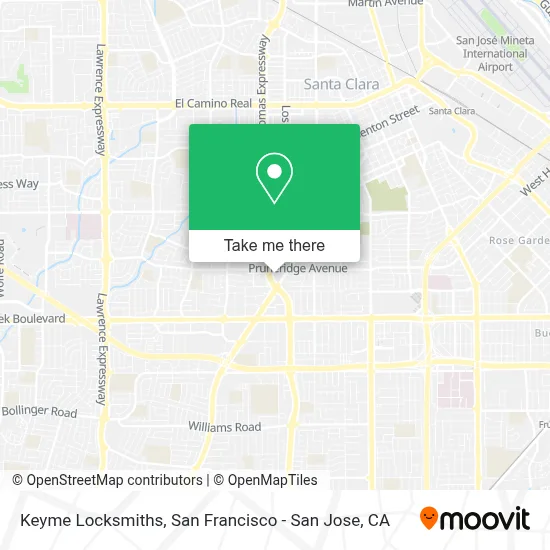 Keyme Locksmiths map