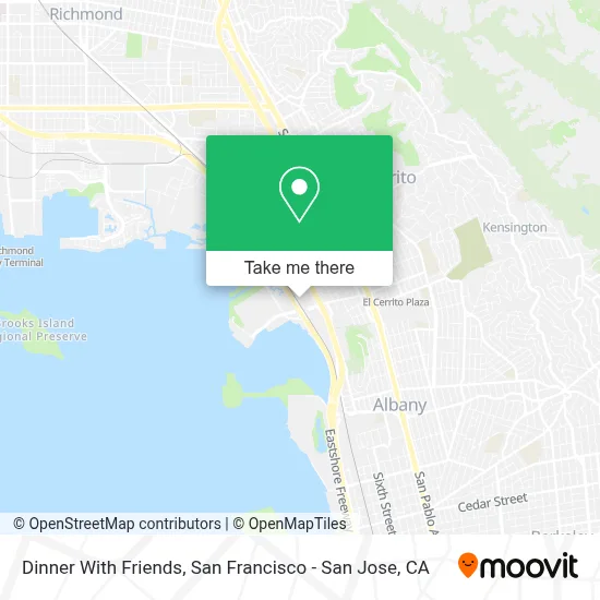 Dinner With Friends map