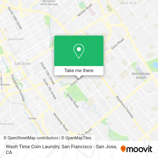 Wash Time Coin Laundry map