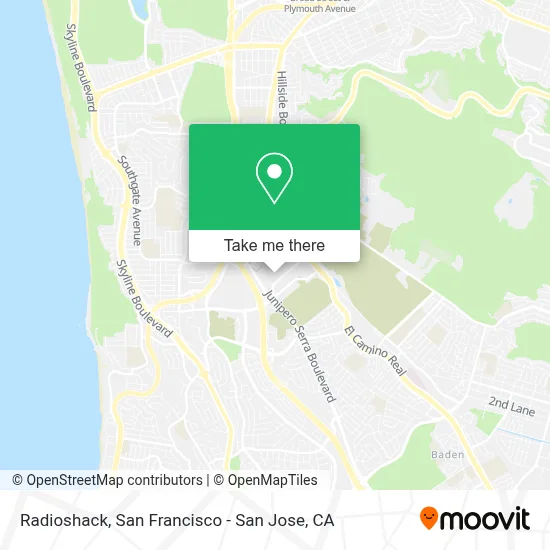 Radioshack map
