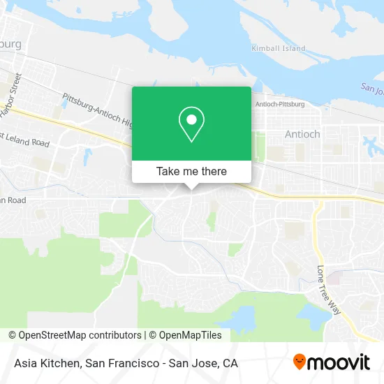 Asia Kitchen map