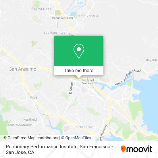 Pulmonary Performance Institute map