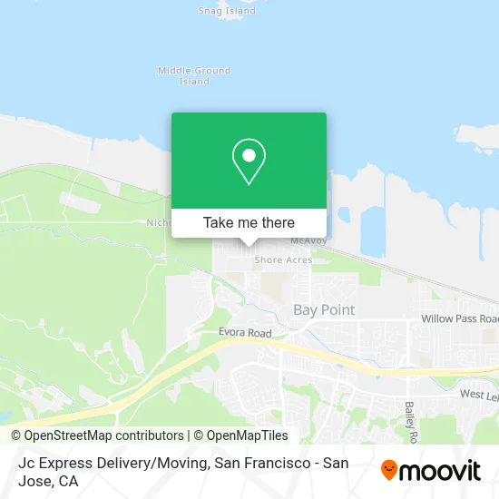 Jc Express Delivery/Moving map