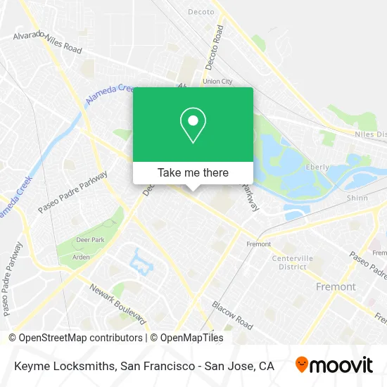 Keyme Locksmiths map