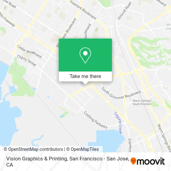 Vision Graphics & Printing map