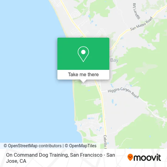 On Command Dog Training map