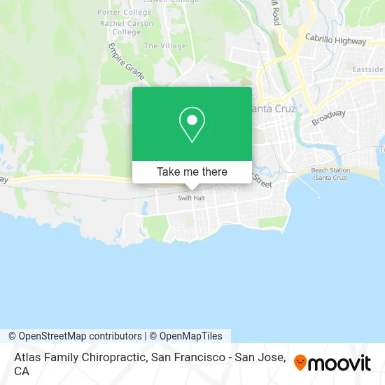 Atlas Family Chiropractic map