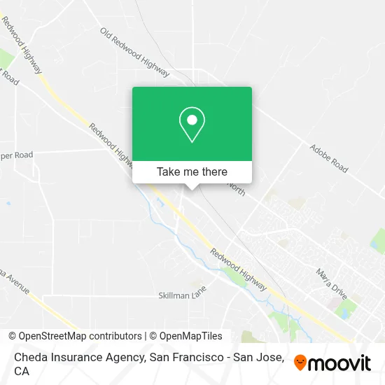 Cheda Insurance Agency map