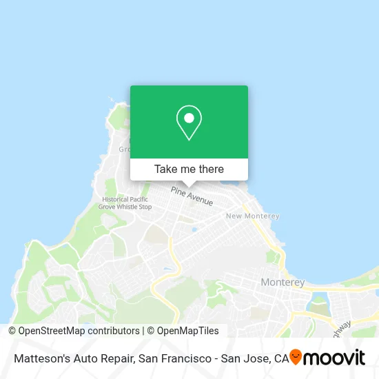 Matteson's Auto Repair map