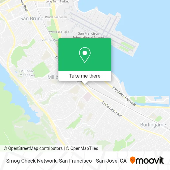Smog Check Network map