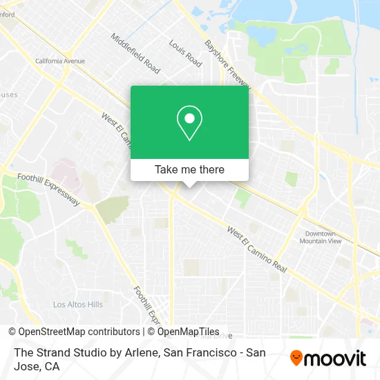 The Strand Studio by Arlene map