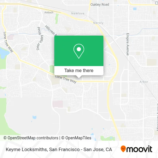 Keyme Locksmiths map