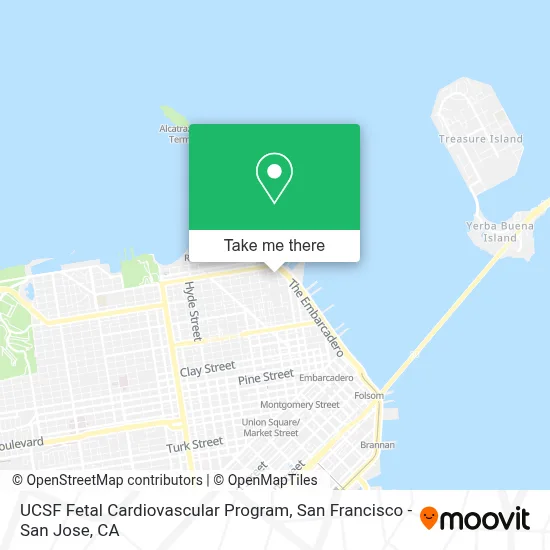 UCSF Fetal Cardiovascular Program map