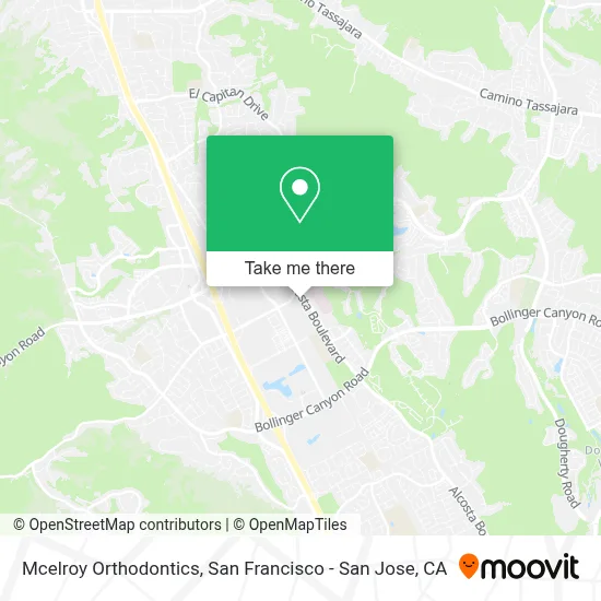 Mcelroy Orthodontics map
