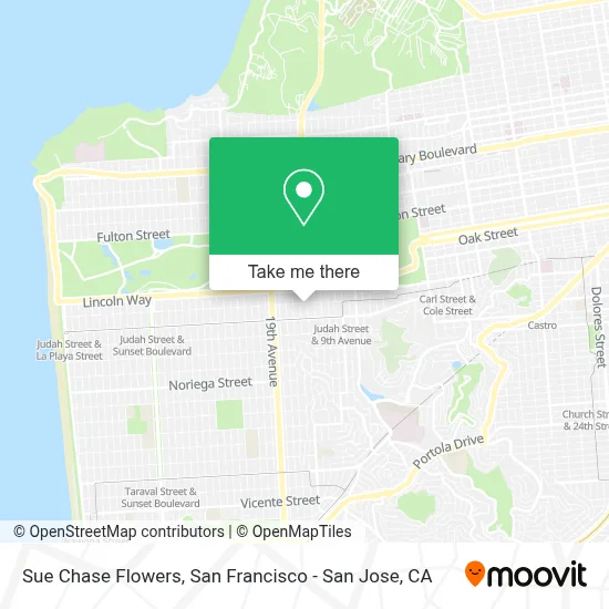 Sue Chase Flowers map