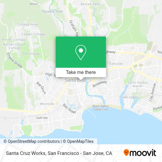 Santa Cruz Works map
