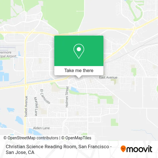 Christian Science Reading Room map