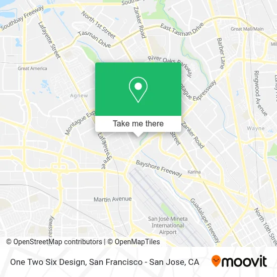 One Two Six Design map