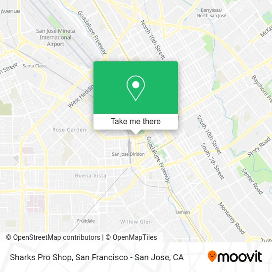 Sharks Pro Shop map