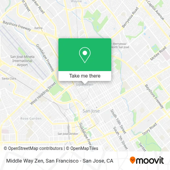 Middle Way Zen map
