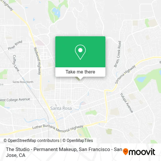 The Studio - Permanent Makeup map