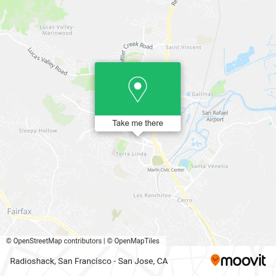Radioshack map