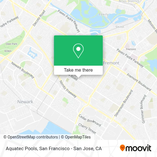 Aquatec Pools map