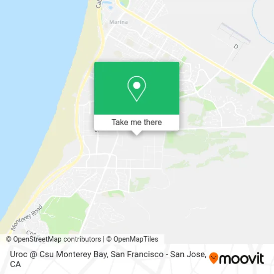 Uroc @ Csu Monterey Bay map