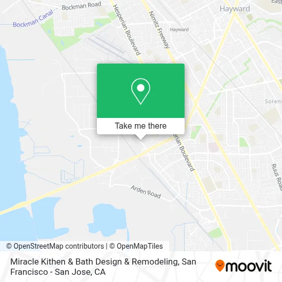Miracle Kithen & Bath Design & Remodeling map