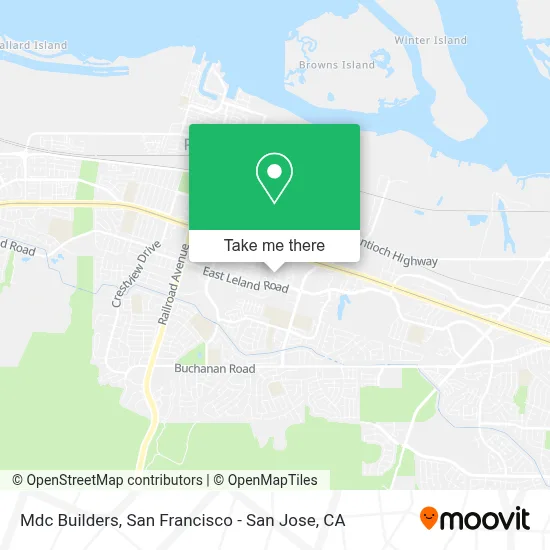 Mdc Builders map