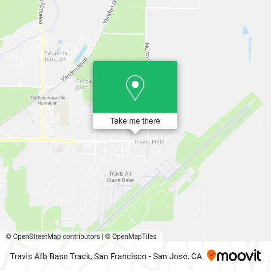 Travis Afb Base Track map