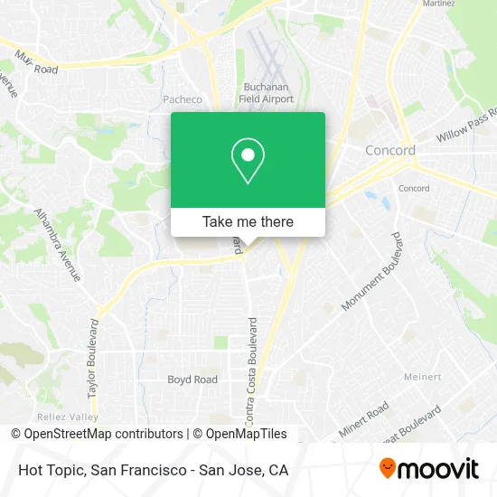 Hot Topic map