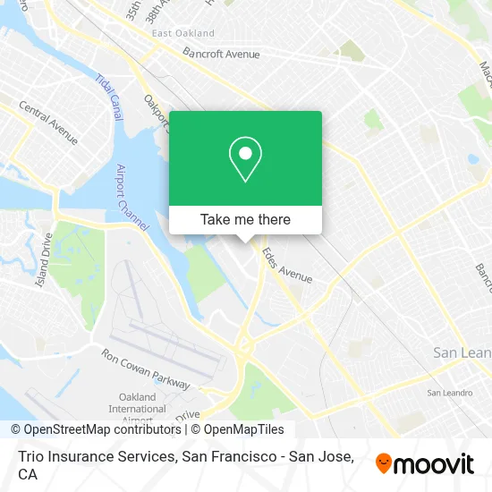 Trio Insurance Services map