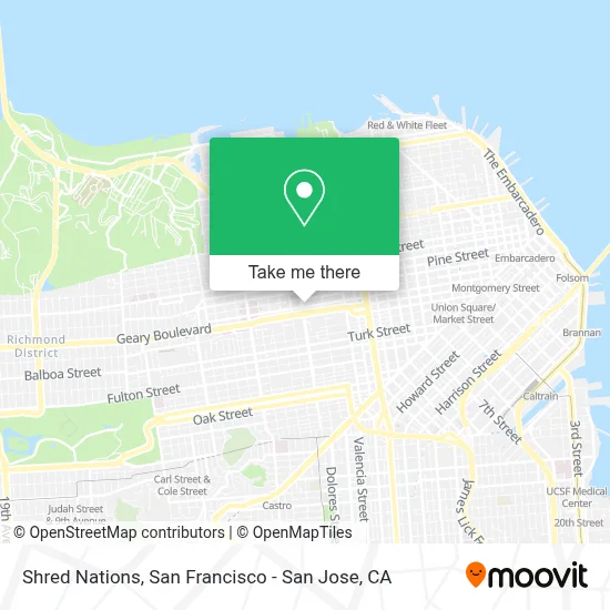 Shred Nations map