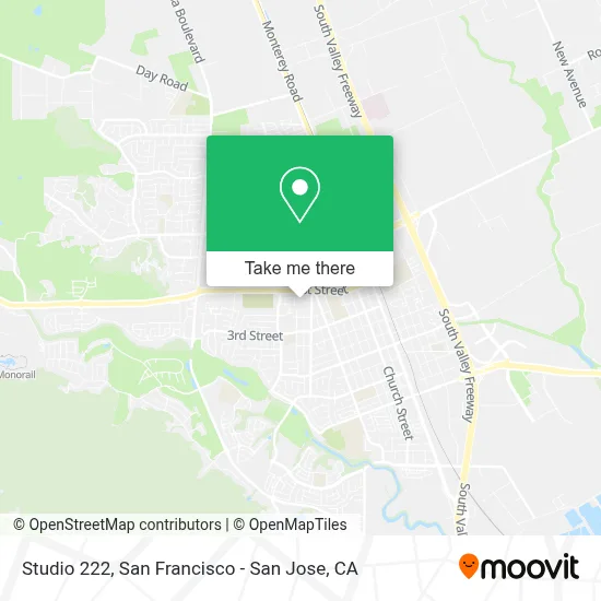 Studio 222 map