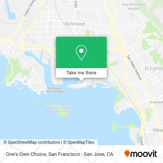 One's Own Choice map