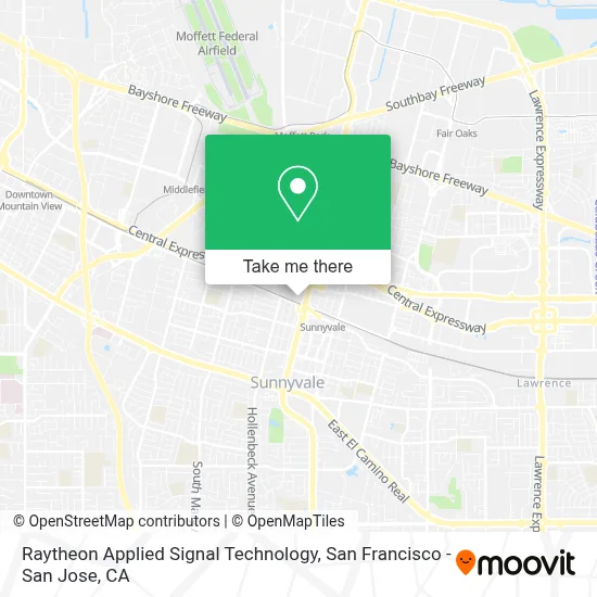 Raytheon Applied Signal Technology map