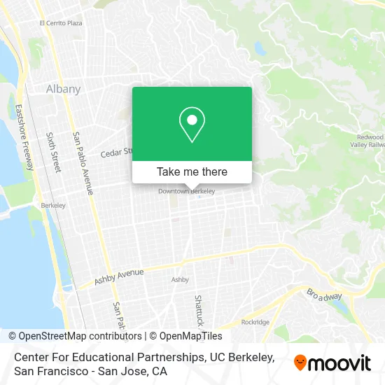 Center For Educational Partnerships, UC Berkeley map