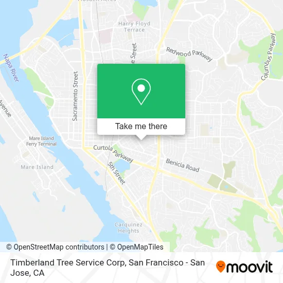 Timberland Tree Service Corp map