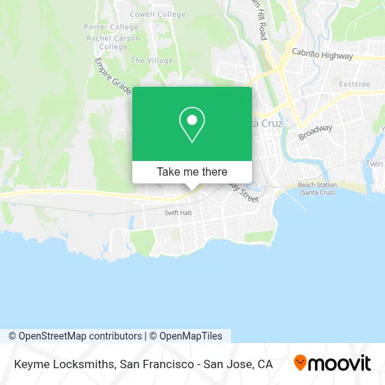 Keyme Locksmiths map