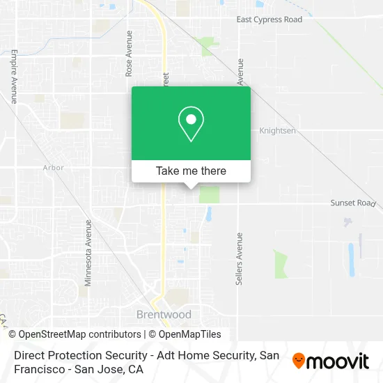 Direct Protection Security - Adt Home Security map