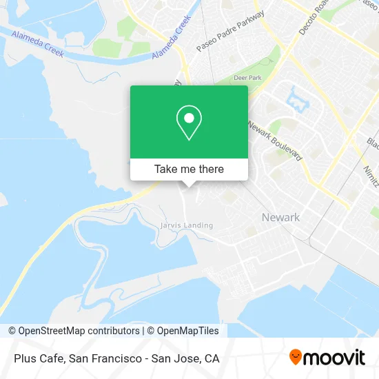 Plus Cafe map