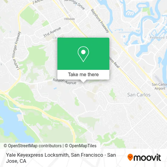 Yale Keyexpress Locksmith map