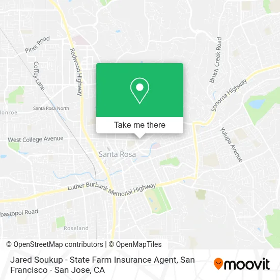 Jared Soukup - State Farm Insurance Agent map