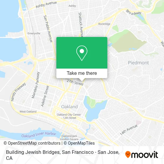 Building Jewish Bridges map