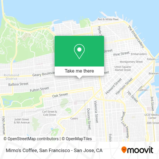 Mimo's Coffee map