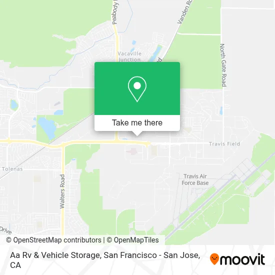 Aa Rv & Vehicle Storage map